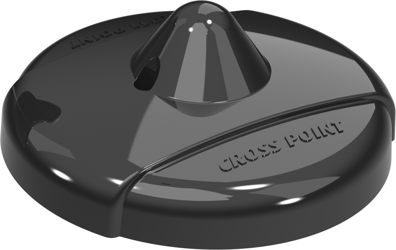 CrossPoint RF Hard Tag Black 40mm