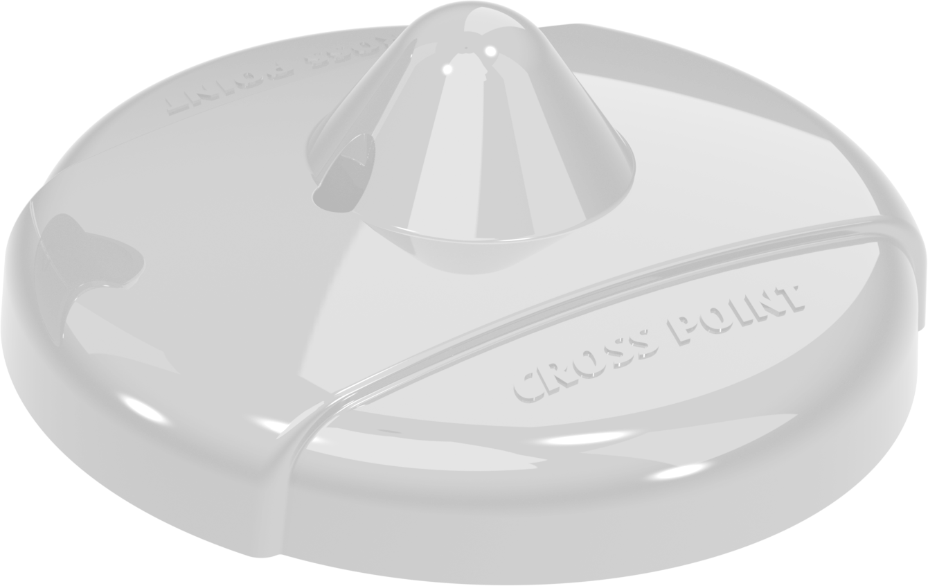 CrossPoint RF Hard Tag White 40mm