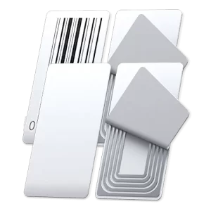 RF Paper Label 23×44 mm Branding