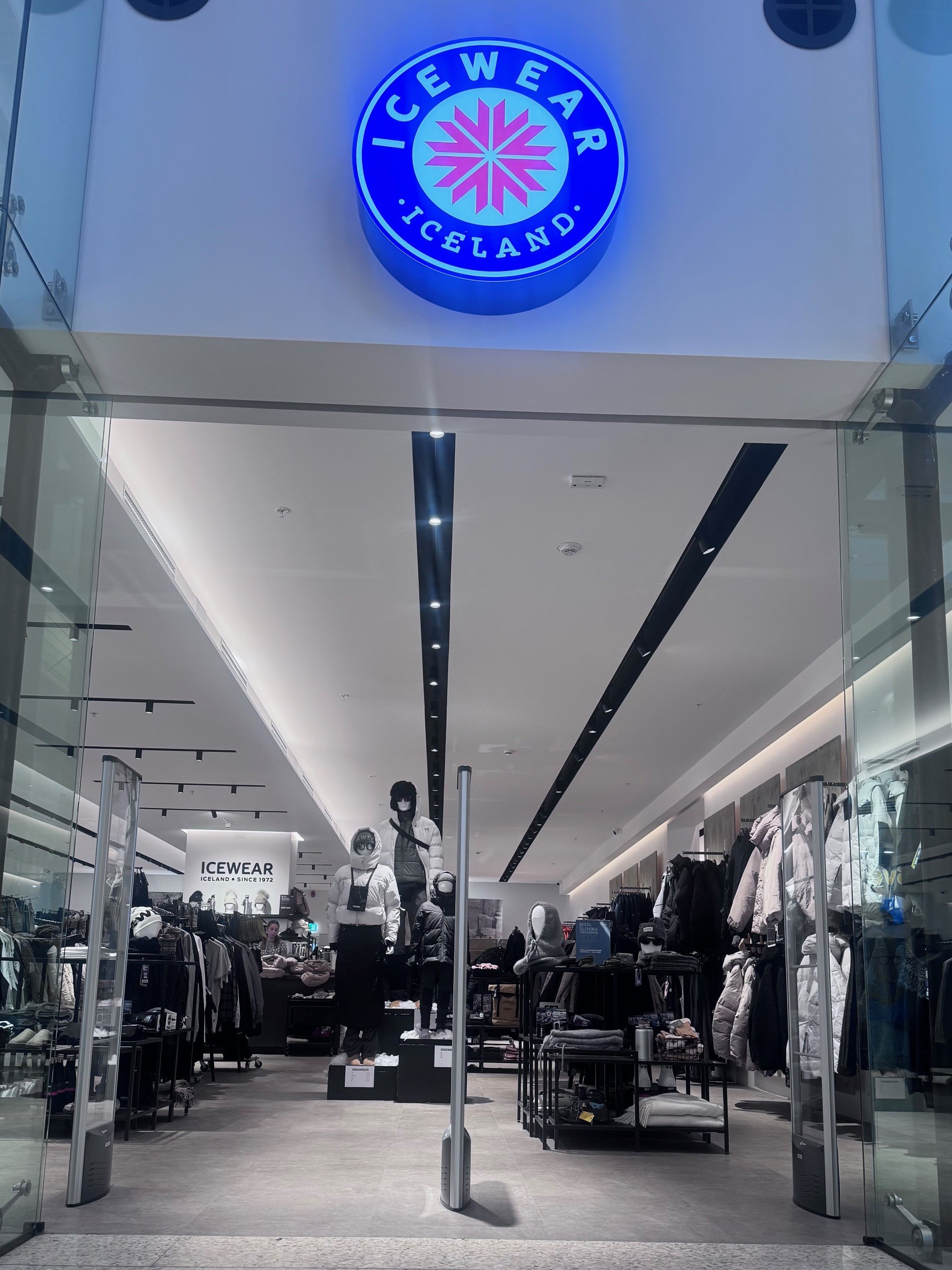 Store entrance – gate layout example