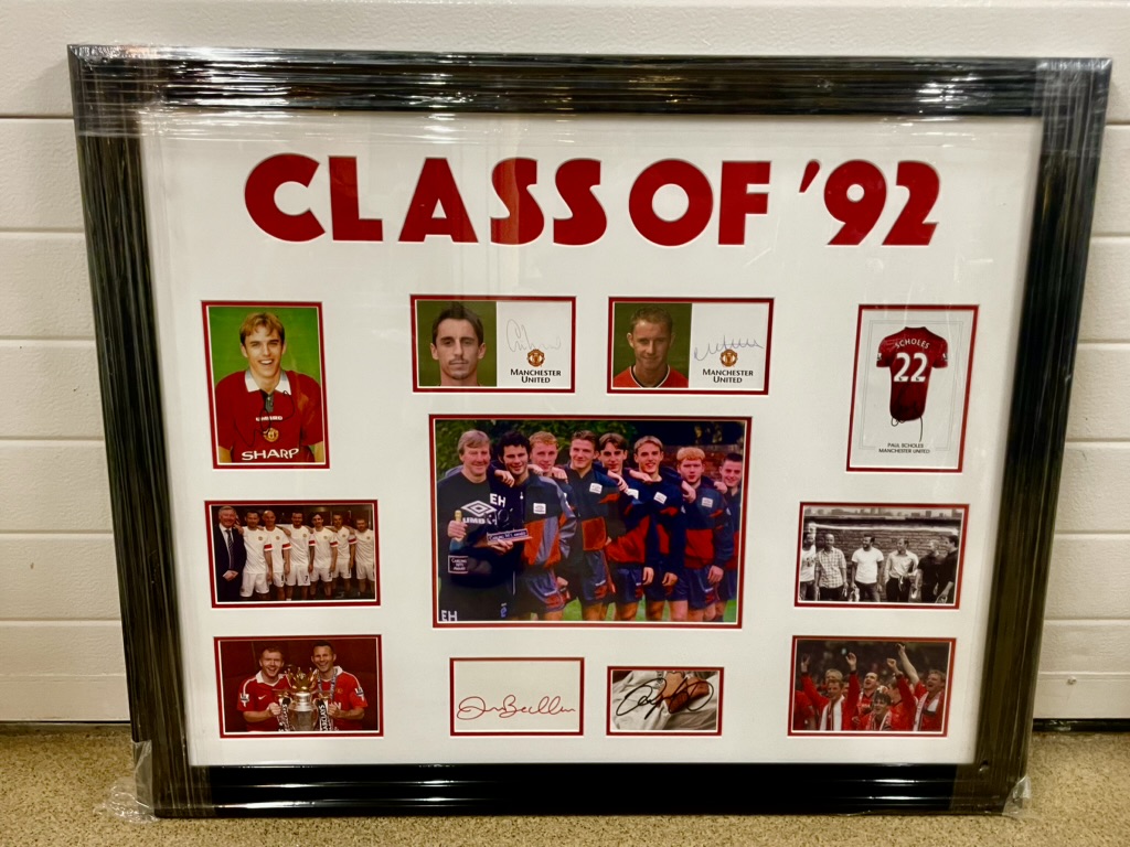 Class of 92 signed memorabilia