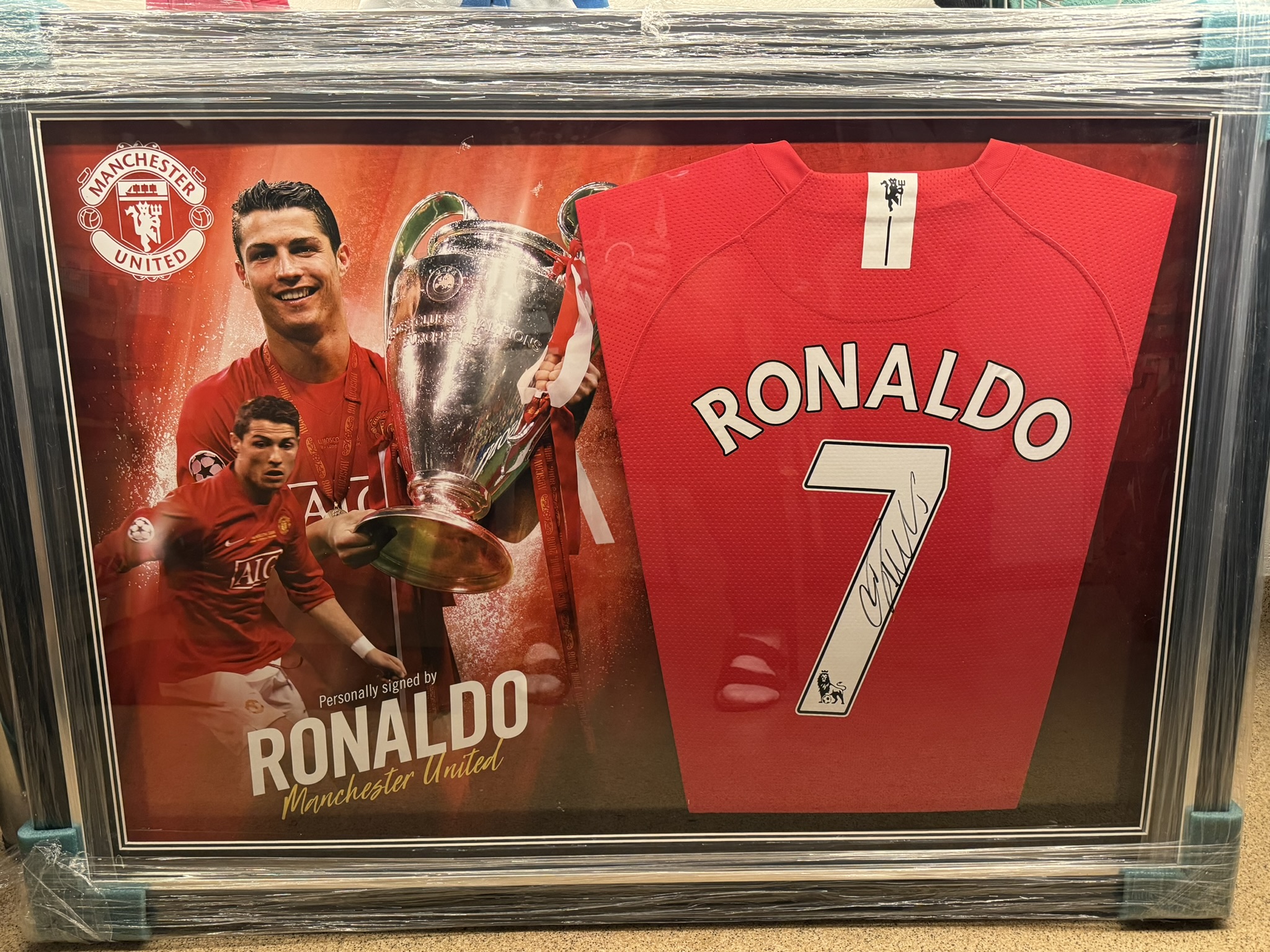 Cristiano Ronaldo sold memorabilia