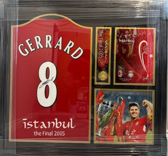 Liverpool signed memorabilia