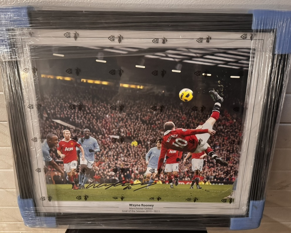 Wayne Rooney overhead kick print