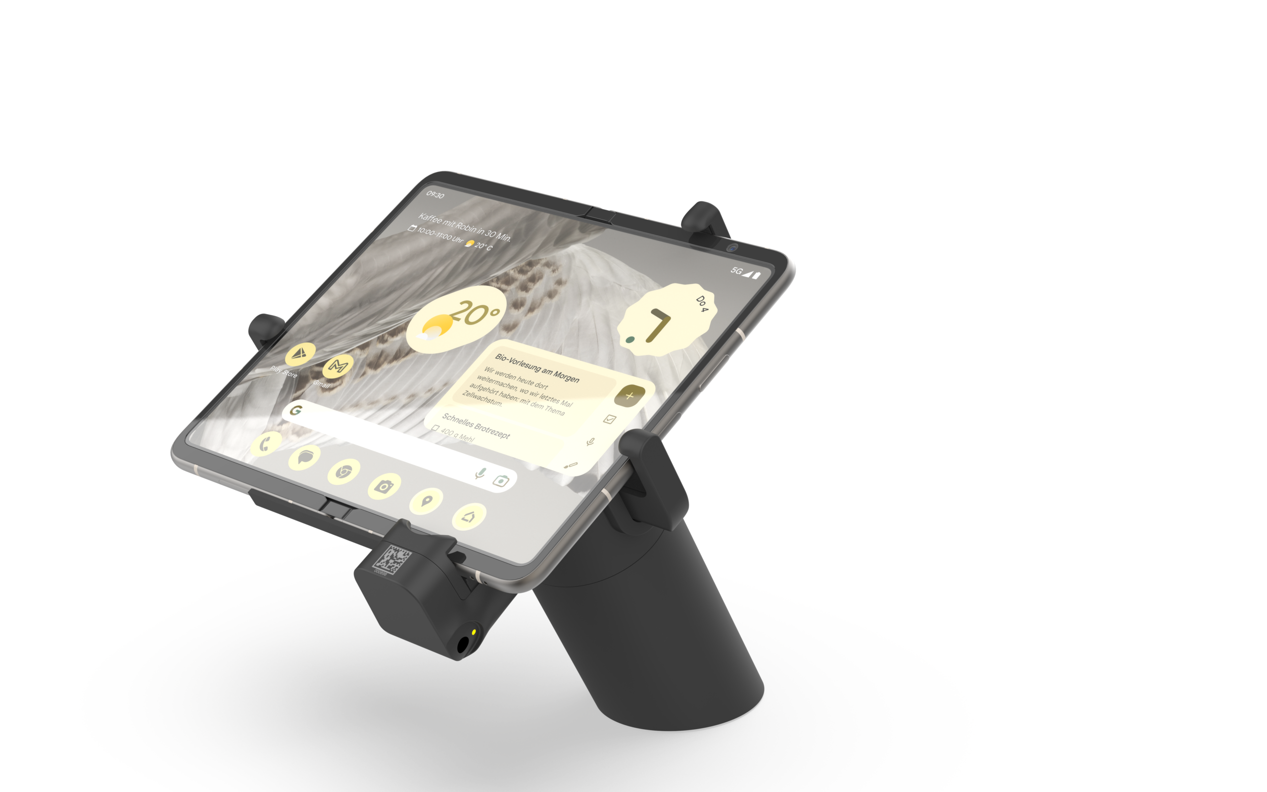 OnePOD MAX flip and fold rendering