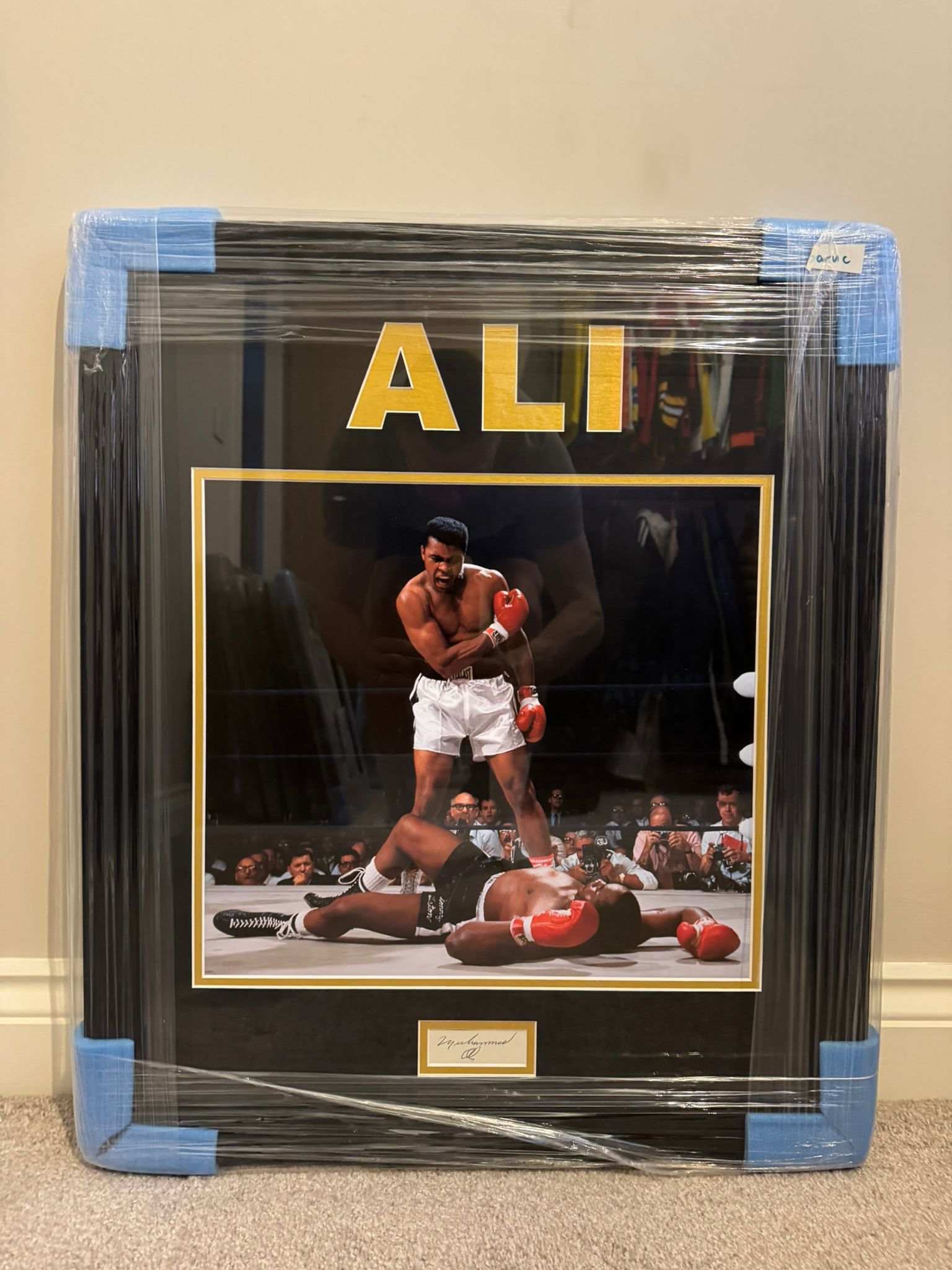 Muhammad Ali signed memorabilia